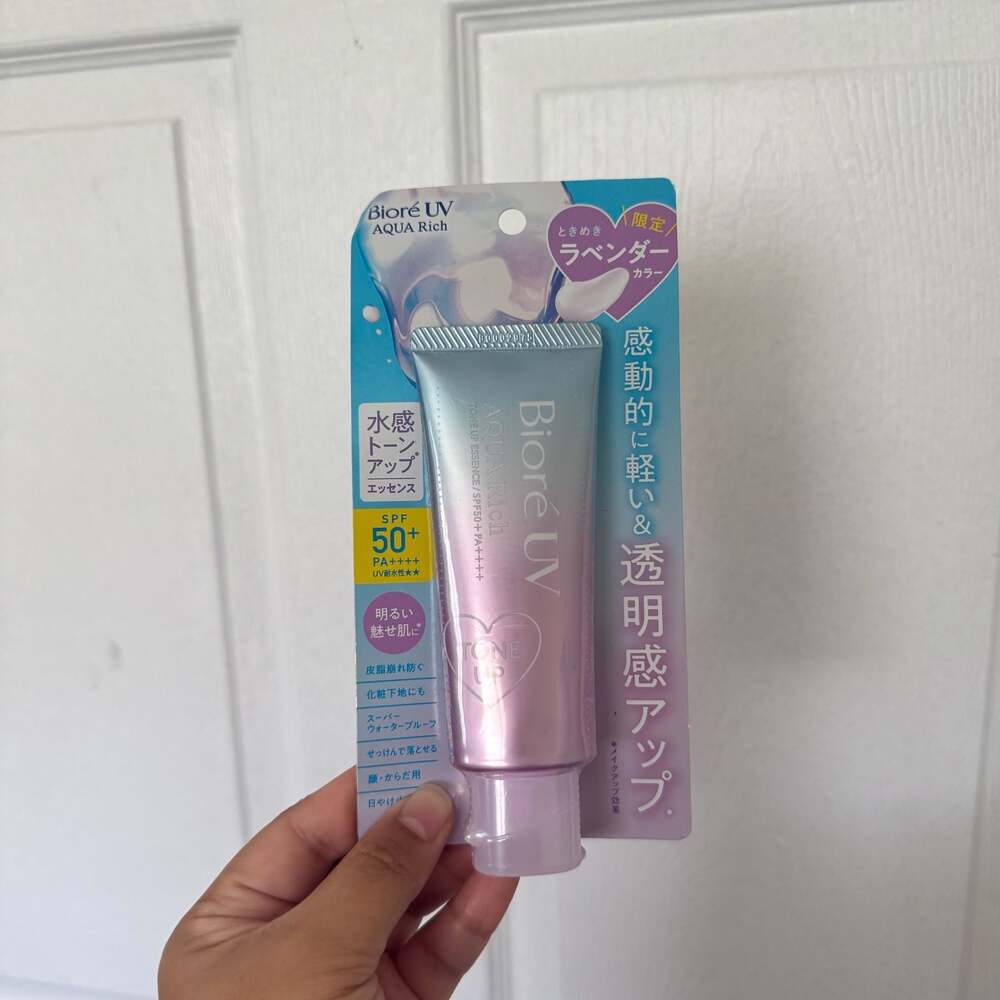 Biore UV Aqua Rich Tone Up Essence Sunscreen SPF50+ PA++++ 70g
